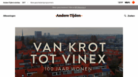 What Npogeschiedenis.nl website looked like in 2023 (1 year ago)
