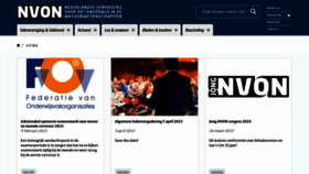 What Nvon.nl website looked like in 2023 (1 year ago)
