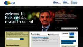 What Nelson-hall.com website looked like in 2023 (1 year ago)