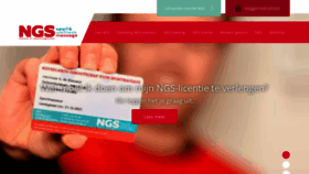 What Ngsmassage.nl website looked like in 2023 (1 year ago)