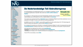 What Ntg.nl website looked like in 2023 (3 years ago)