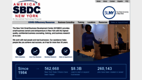 What Nysbdc.org website looked like in 2023 (1 year ago)