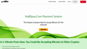 What Nobspay.com website looked like in 2023 (1 year ago)
