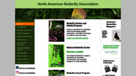 What Naba.org website looked like in 2023 (1 year ago)