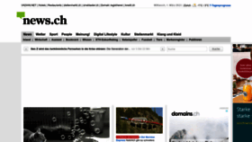 What News.ch website looked like in 2023 (1 year ago)