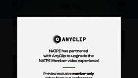 What Natpe.com website looked like in 2023 (2 years ago)