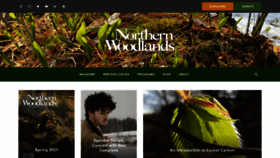 What Northernwoodlands.org website looked like in 2023 (1 year ago)