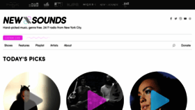 What Newsounds.org website looked like in 2023 (1 year ago)