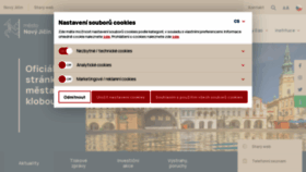 What Novyjicin.cz website looked like in 2023 (1 year ago)