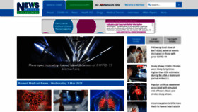 What News-medical.net website looked like in 2023 (1 year ago)