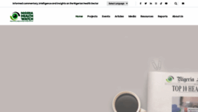 What Nigeriahealthwatch.com website looked like in 2023 (1 year ago)