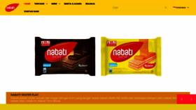 What Nabatisnack.co.id website looked like in 2023 (1 year ago)