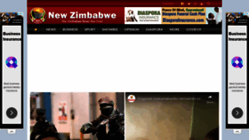 What Newzimbabwe.com website looked like in 2023 (1 year ago)
