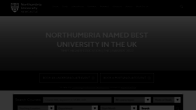 What Northumbria.ac.uk website looked like in 2023 (1 year ago)