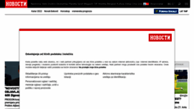 What Novosti.rs website looked like in 2023 (2 years ago)