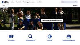 What Ntnu.no website looked like in 2023 (2 years ago)