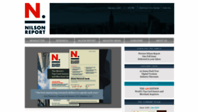 What Nilsonreport.com website looked like in 2023 (1 year ago)