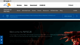 What Nysca.org website looked like in 2023 (1 year ago)