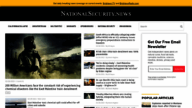 What Nationalsecurity.news website looked like in 2023 (1 year ago)