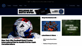 What Nycfc.com website looked like in 2023 (1 year ago)
