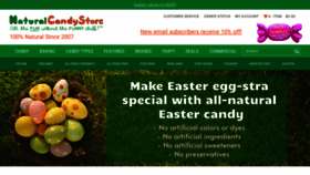 What Naturalcandystore.com website looked like in 2023 (1 year ago)