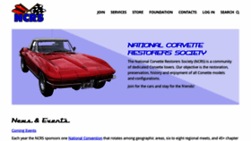 What Ncrs.org website looked like in 2023 (2 years ago)