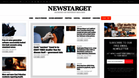 What Newstarget.com website looked like in 2023 (1 year ago)