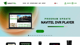What Navitel.ru website looked like in 2023 (1 year ago)