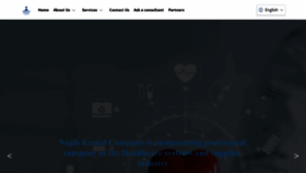 What Najibkamalcompany.com website looked like in 2023 (1 year ago)