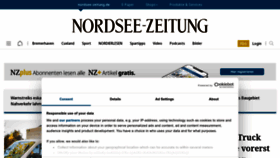 What Nordsee-zeitung.de website looked like in 2023 (1 year ago)