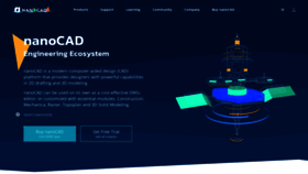 What Nanocad.com website looked like in 2023 (1 year ago)