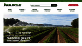 What Noursefarms.com website looked like in 2023 (1 year ago)