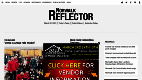 What Norwalkreflector.com website looked like in 2023 (1 year ago)