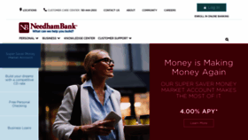 What Needhambank.com website looked like in 2023 (1 year ago)