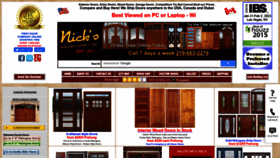 What Nicksbuilding.com website looked like in 2023 (1 year ago)