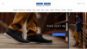What Nunnbush.com website looked like in 2023 (1 year ago)