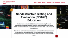 What Nde-ed.org website looked like in 2023 (1 year ago)