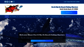 What Northmyrtlebeachfishingcharters.com website looked like in 2023 (1 year ago)