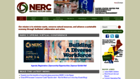 What Nerc.org website looked like in 2023 (1 year ago)