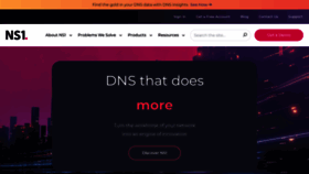 What Ns1.com website looked like in 2023 (1 year ago)