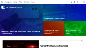 What Notebookitalia.it website looked like in 2023 (1 year ago)