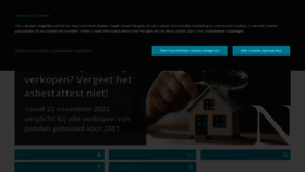 What Notaris.be website looked like in 2023 (1 year ago)
