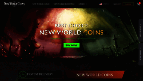 What Newworldcoins.com website looked like in 2023 (1 year ago)