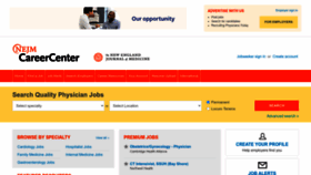 What Nejmcareercenter.org website looked like in 2023 (1 year ago)