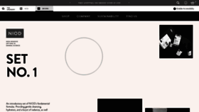 What Niod.com website looked like in 2023 (1 year ago)