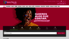 What Nautaliaviajes.com website looked like in 2023 (1 year ago)