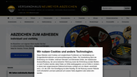 What Neumeyer-abzeichen.de website looked like in 2023 (1 year ago)