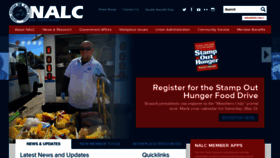 What Nalc.org website looked like in 2023 (2 years ago)