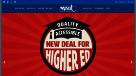 What Nysut.org website looked like in 2023 (1 year ago)