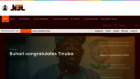 What Nta.ng website looked like in 2023 (1 year ago)